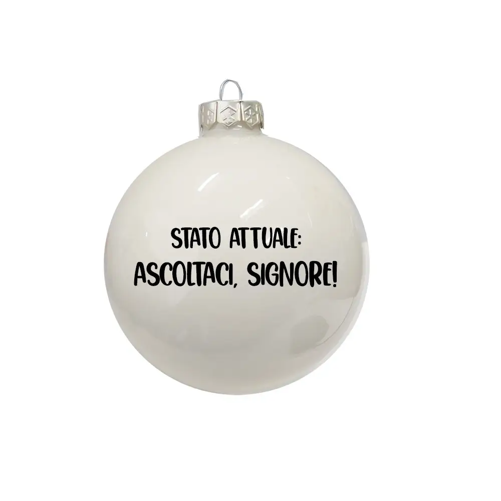 Pallina Natalizia Ascoltaci, Signore!