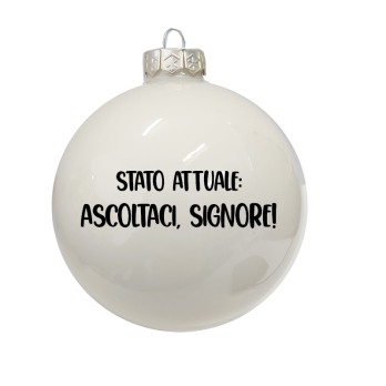 Pallina Natalizia Ascoltaci, Signore!