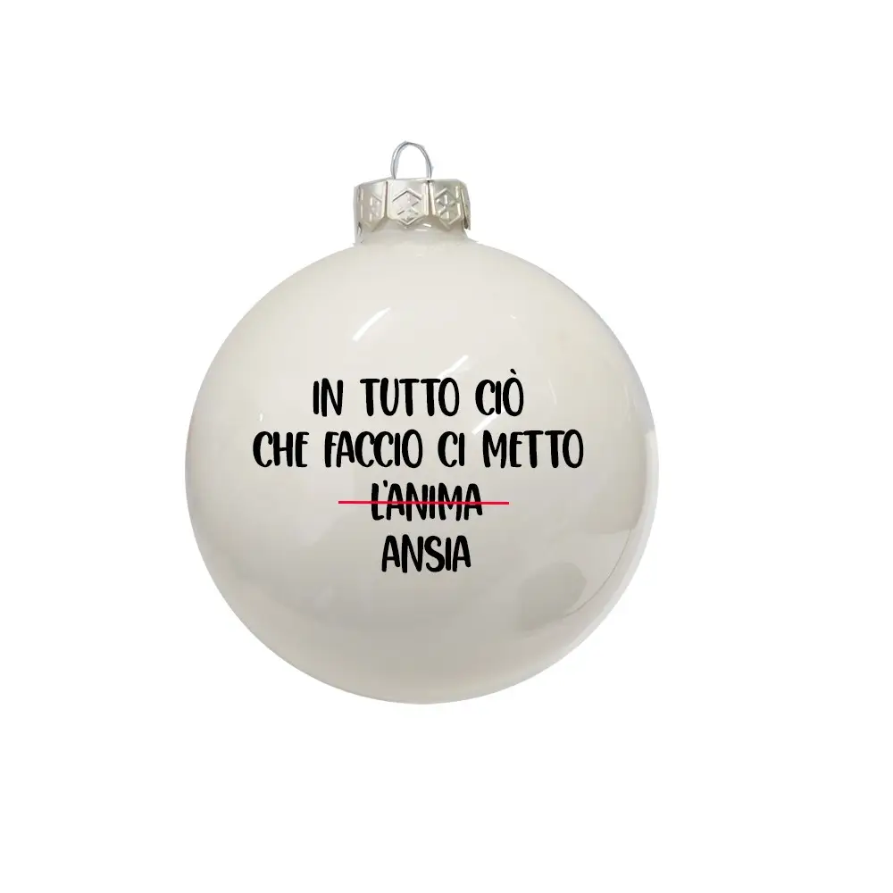 Pallina Natalizia Ansia