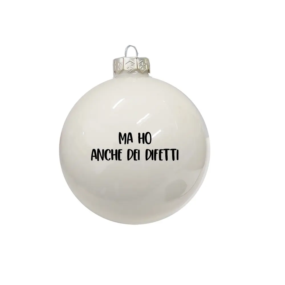 Pallina Natalizia Ho anche dei difetti