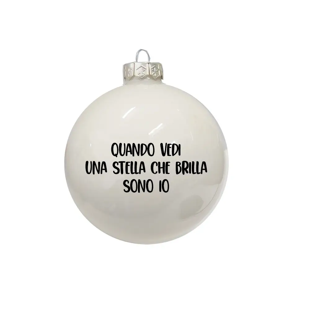 Pallina Natalizia la stella sono io