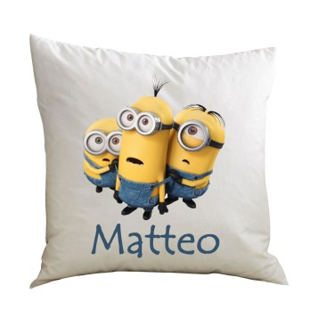 Cuscino quadrato Minions personalizzabile - 1 pz