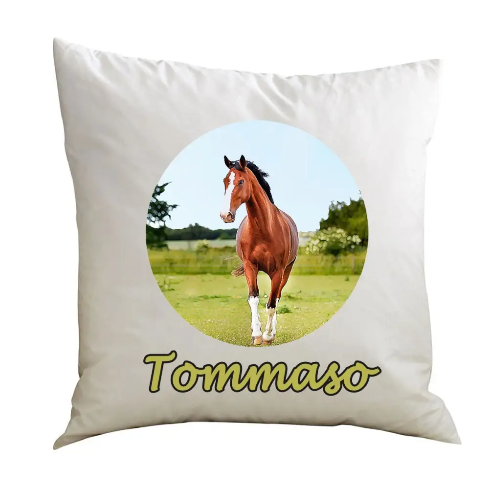 Cuscino cavallo personalizzabile - 1 pz