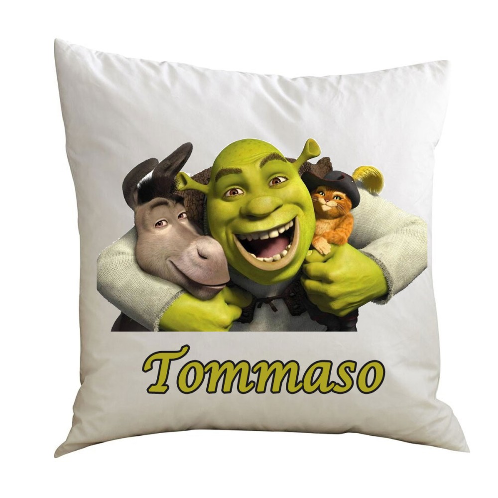 Cuscino Shrek personalizzabile - 1 pz