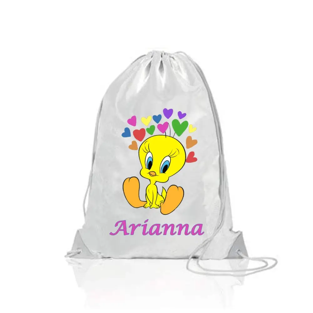 Sacca Zaino in Nylon Titti Personalizzabile - 5pz