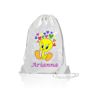 Sacca Zaino in Nylon Titti Personalizzabile - 5pz