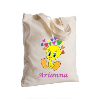 Borsa Shopper Titti in Tessuto Personalizzabile 2 pz