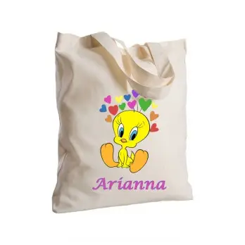 Borsa Shopper Titti in Tessuto Personalizzabile 2 pz