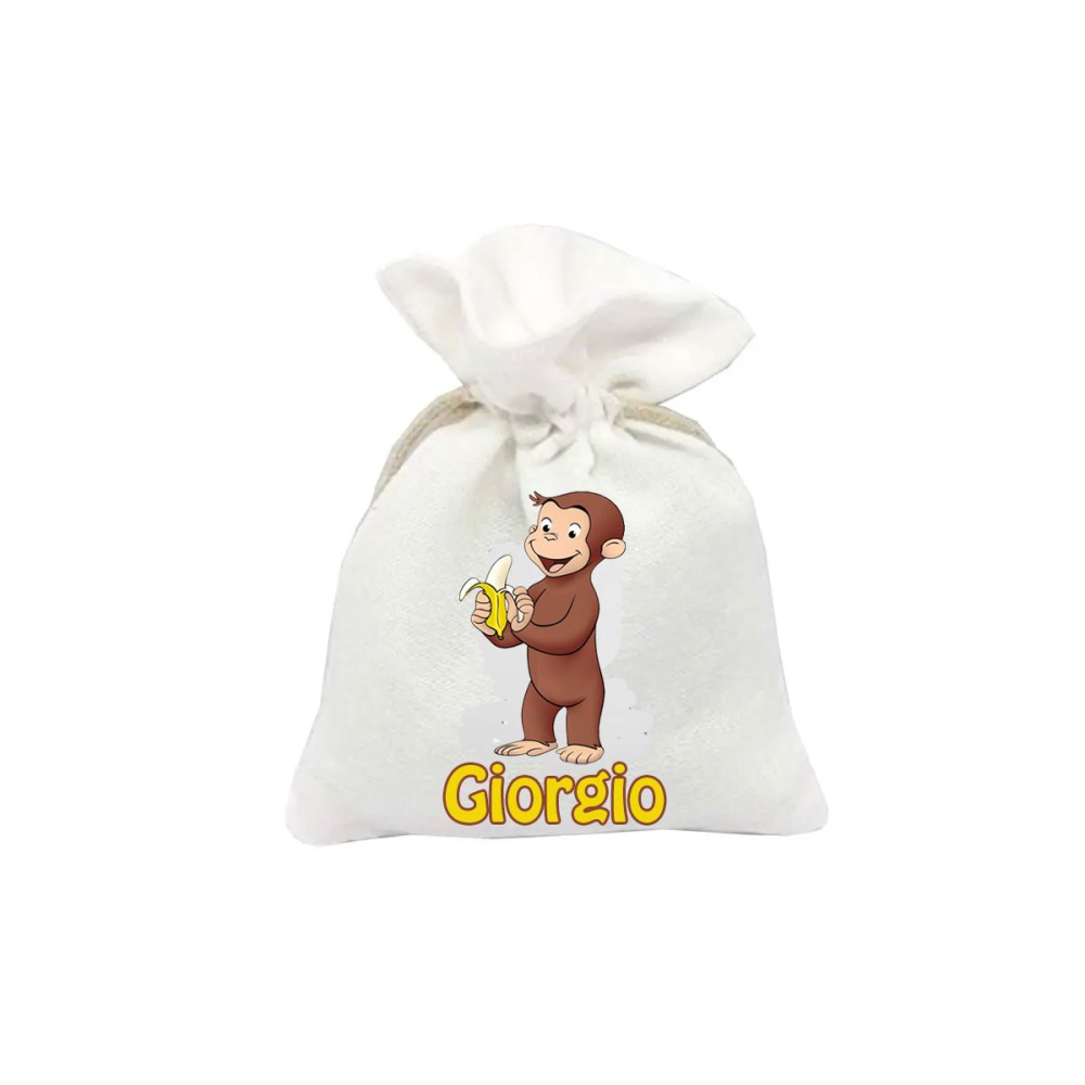 30 Sacchetti personalizzabili Curioso come George