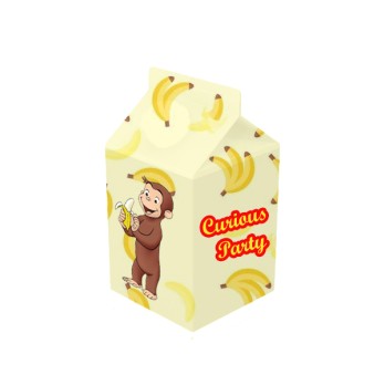 Scatolina Milk portaconfetti Curioso come George - 1 pz