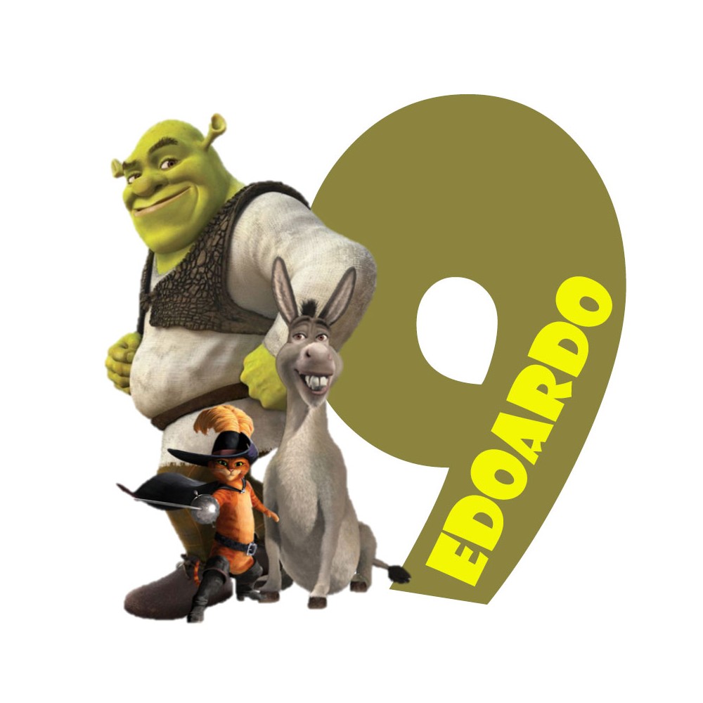 Sagoma in polistirolo Shrek personalizzabile- 30 cm