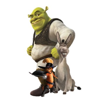 Sagoma Decorativa in Legno Shrek - 85 cm
