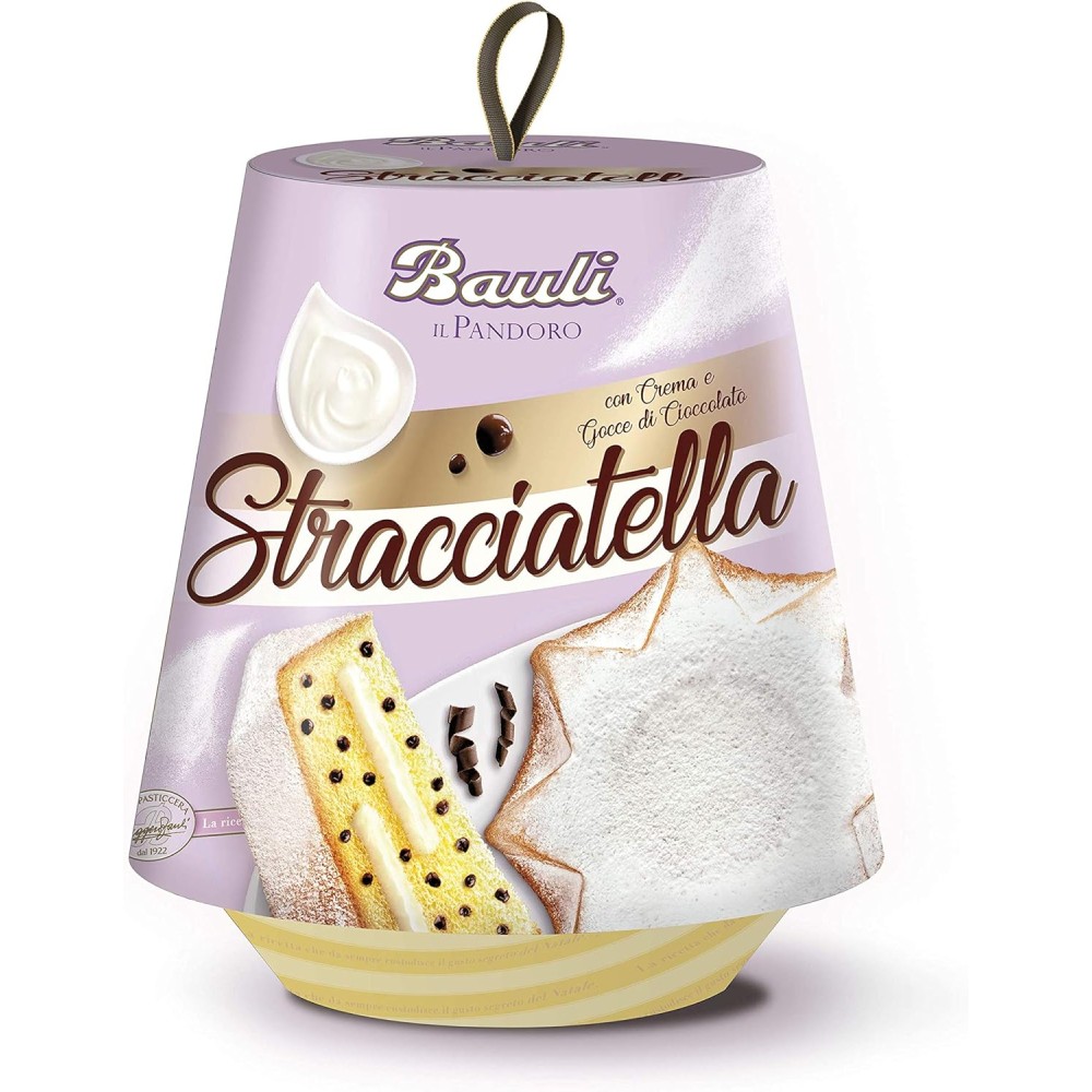 PANDORO BAULI 750 GR STRACCIATELLA