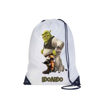 Sacca Zaino in Nylon Shrek Personalizzabile - 5pz