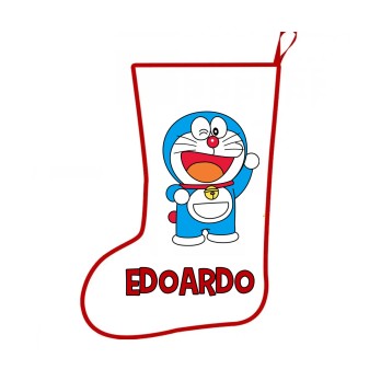Calza della befana Doraemon Personalizzabile