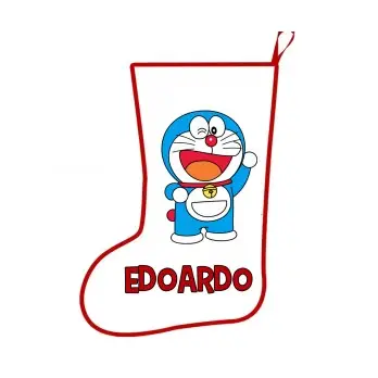 Calza della befana Doraemon Personalizzabile