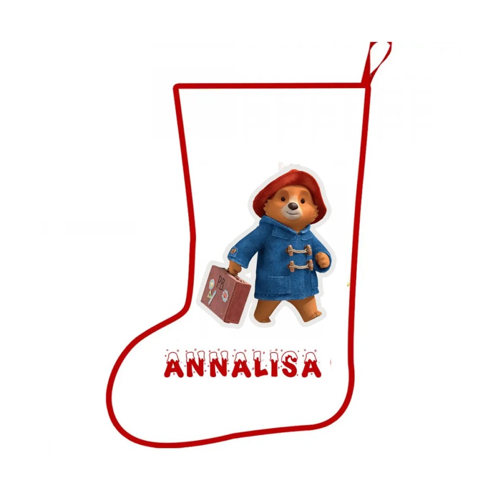 Calza della befana Paddington Personalizzabile