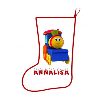 Calza della befana Bob il treno Personalizzabile