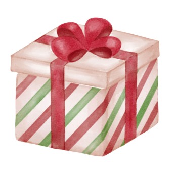 Sagoma Decorativa Pacco regalo - 30 cm