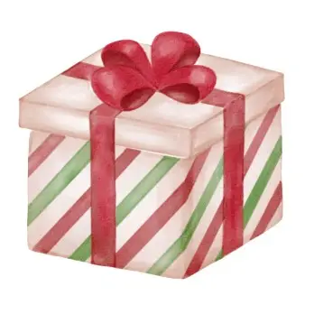 Sagoma Decorativa Pacco regalo - 30 cm