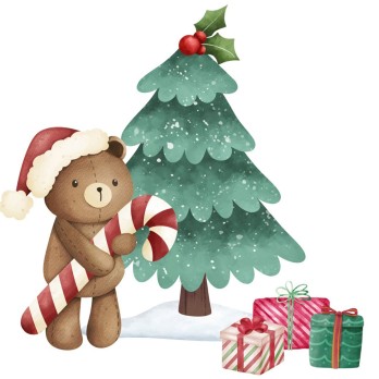 Set figure di natale in legno per allestimento vetrina