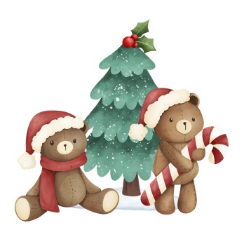 Sagoma Decorativa Albero di Natale - 50 cm