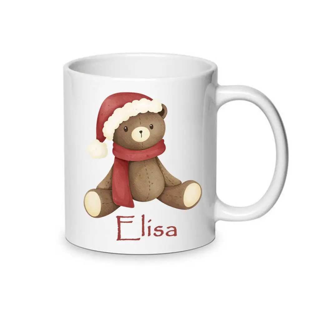 Tazza Natalizia con Orsetto personalizzabile