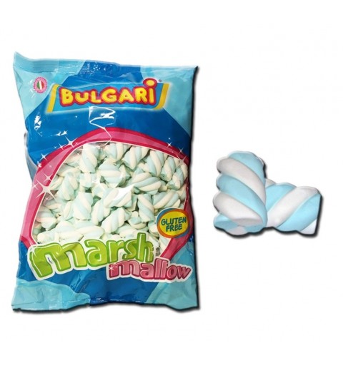 MARSHMALLOW TRECCIA BIANCA/AZZURRA ESTRUSO 1 KG BULGARI 0848