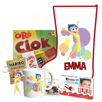 Calza Della Befana Gioia Inside out 2 Personalizzabile kit Fai da te