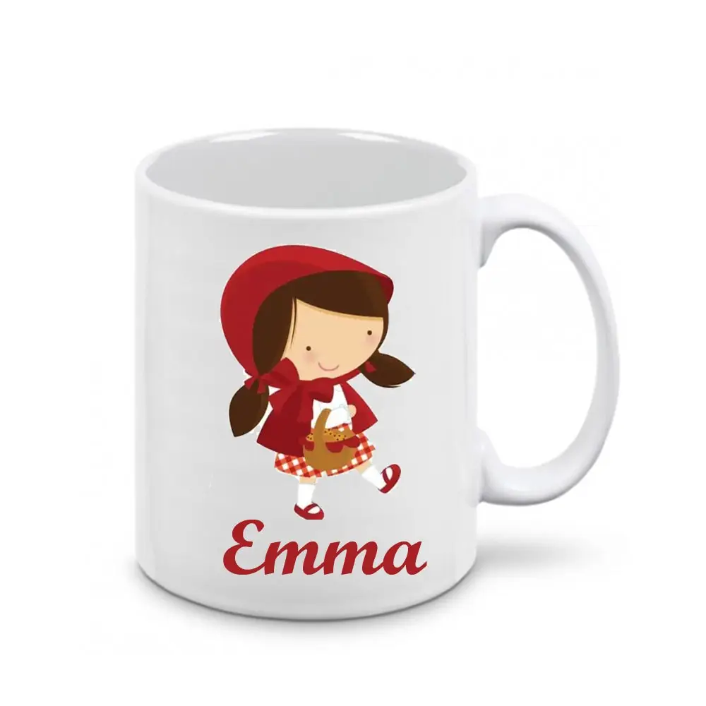 Tazza Cappuccetto Rosso personalizzabile