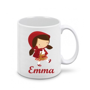Tazza Cappuccetto Rosso personalizzabile