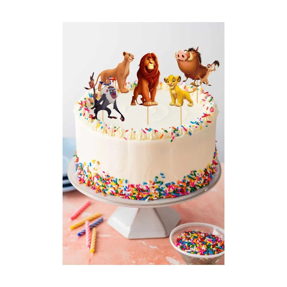 Cake Topper Picks Il re Leone - 5pz