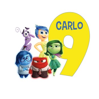 Sagoma in polistirolo Inside Out 2 Personalizzabile 60 cm