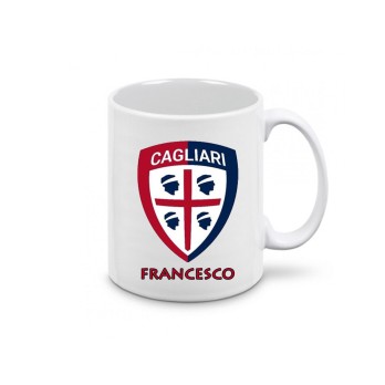 Tazza Cagliari calcio personalizzabile