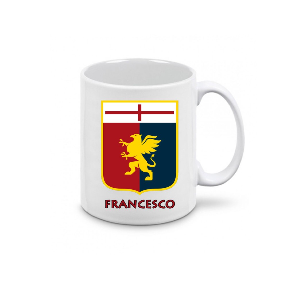 Tazza Genoa calcio personalizzabile