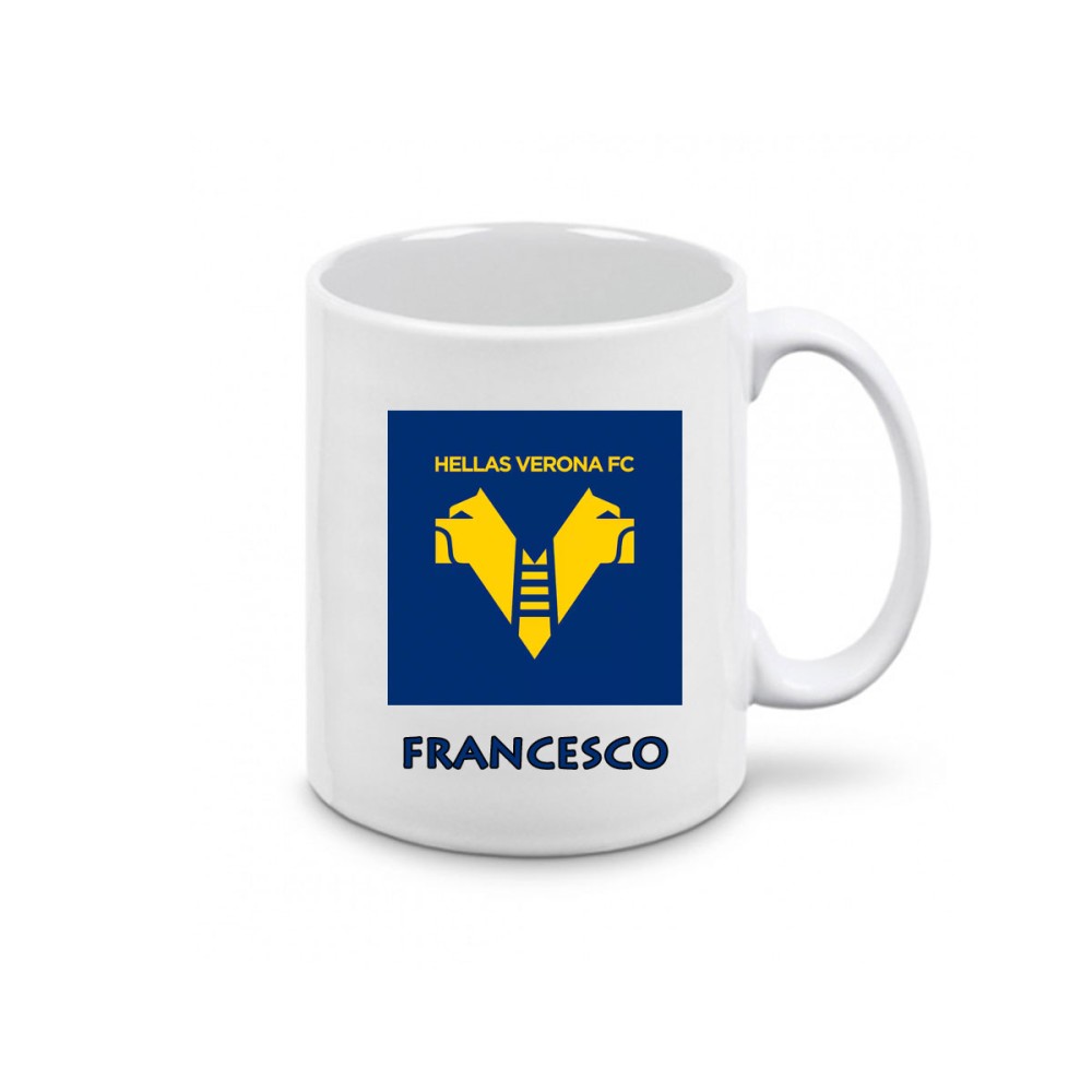 Tazza Hellas Verona calcio personalizzabile