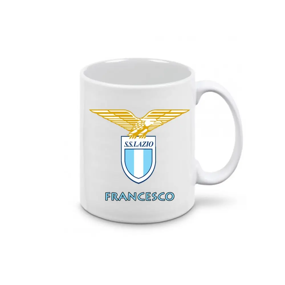 Tazza Lazio calcio personalizzabile