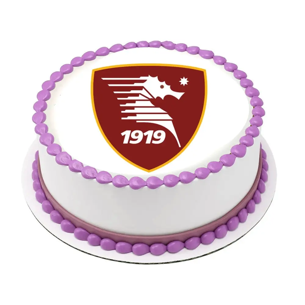 Cialda tonda Salernitana calcio personalizzata