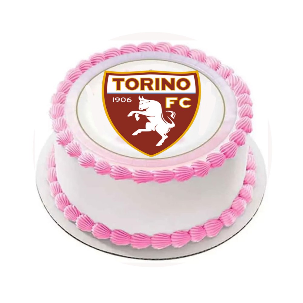 Cialda tonda Torino calcio personalizzata