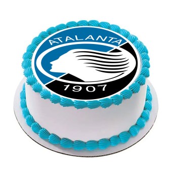 Cialda tonda Atalanta calcio personalizzata