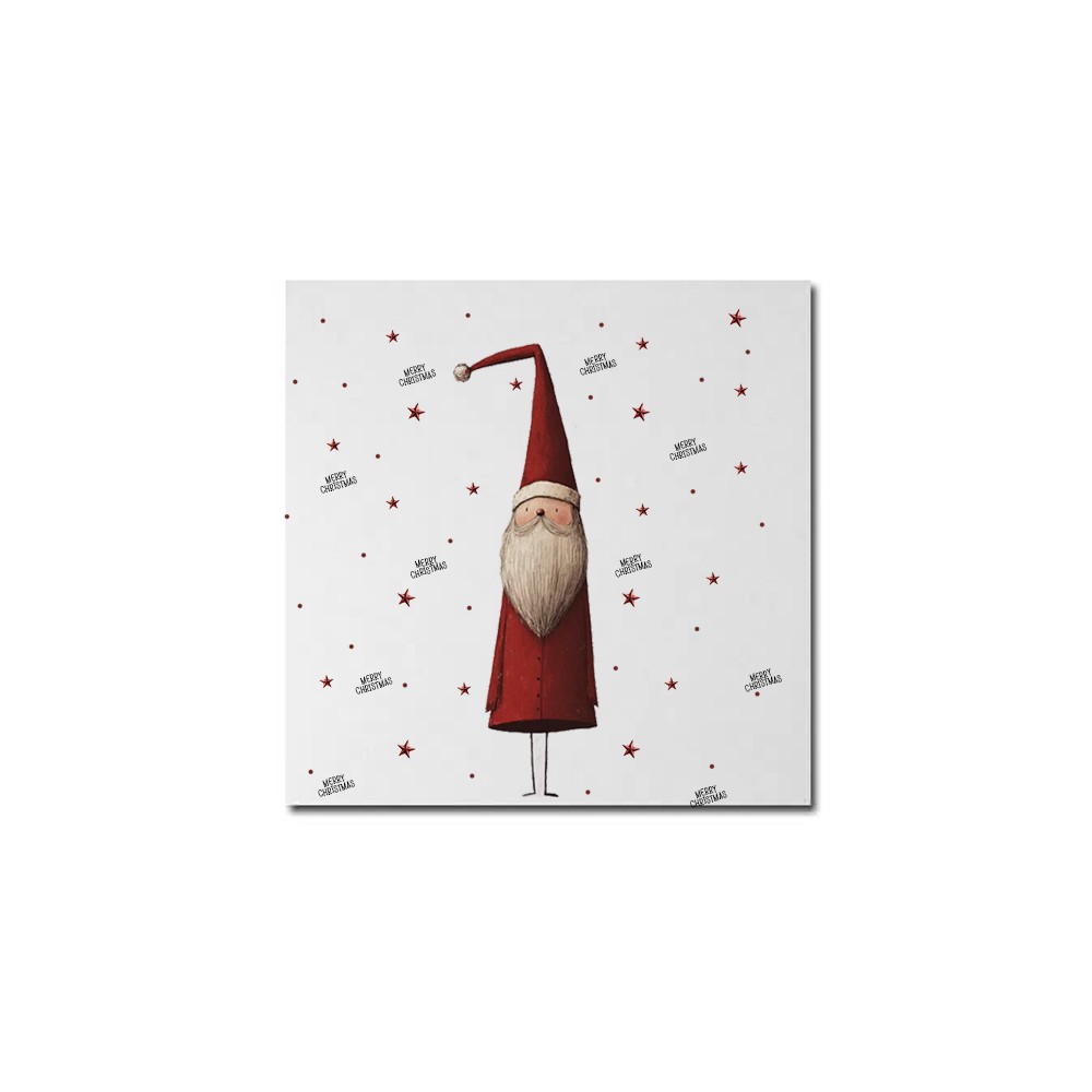 Mattonella decorativa sottopentola Natalizia Babbo natale