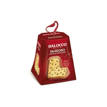 Mini Pandoro 80gr Gocce Di Cioccolato Balocco - 32 pz