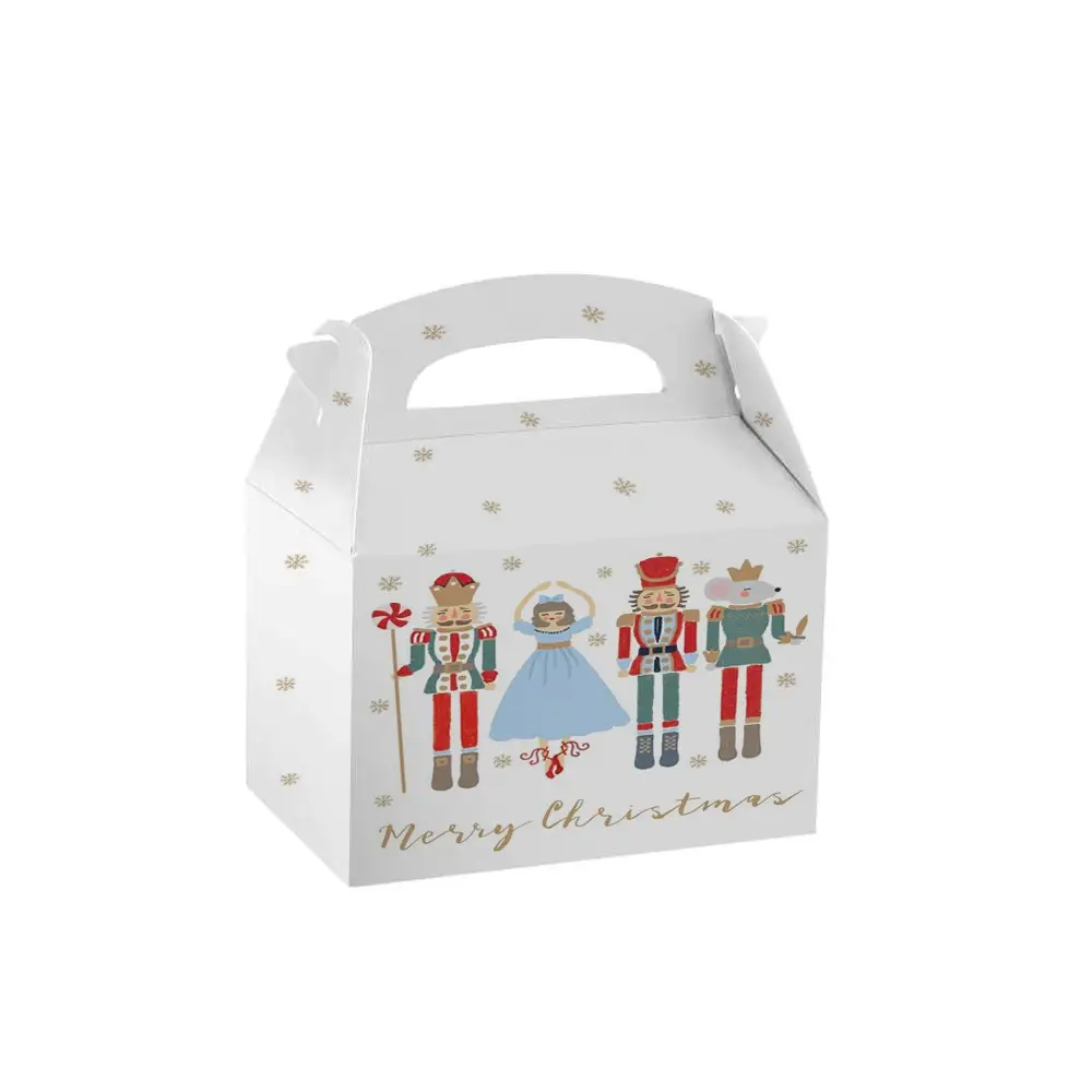Box per natale caramelle e pop corn porta biscotti - 20 pz