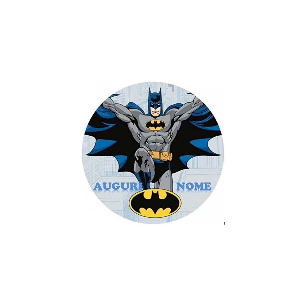 Cialda BATMAN tonda personalizzabile