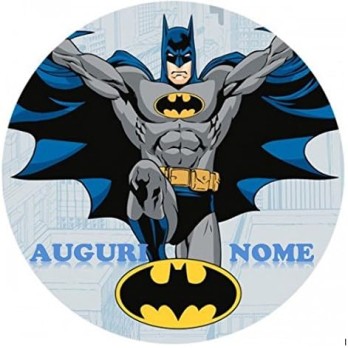 Cialda BATMAN tonda personalizzabile