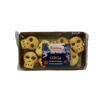 biscotti Teschi con crema Nocciola Gr 200