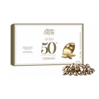 Confetti Maxtris 500gr oro incartati mandorla DORMAN500