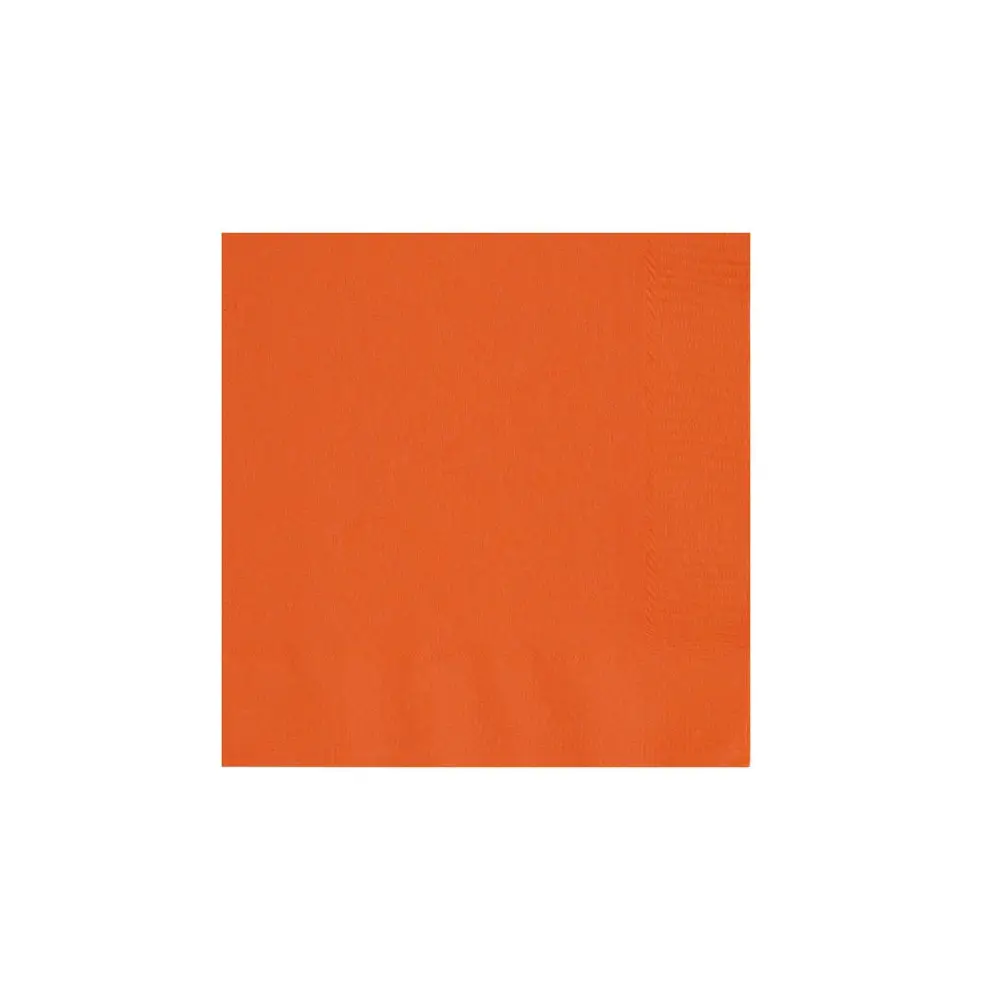 Tovaglioli doppio Velo 33x33 cm 25 pezzi arancione