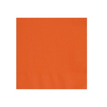 Tovaglioli doppio Velo 33x33 cm 25 pezzi arancione