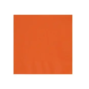Tovaglioli doppio Velo 33x33 cm 25 pezzi arancione